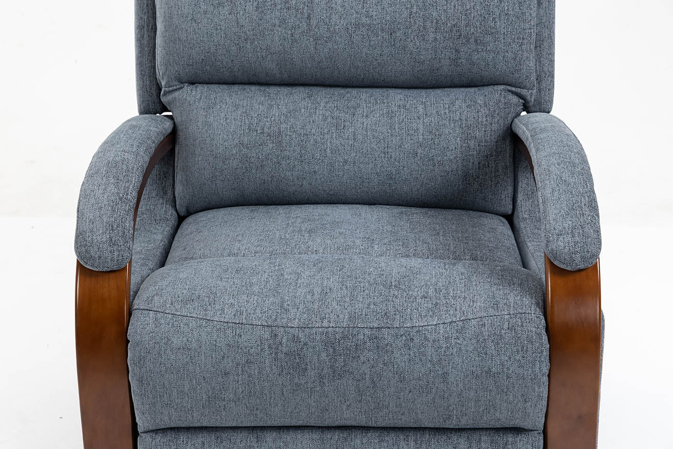 Westin Lift & Tilt Cream Recliner Chair Denim Blue (Dual Motor)