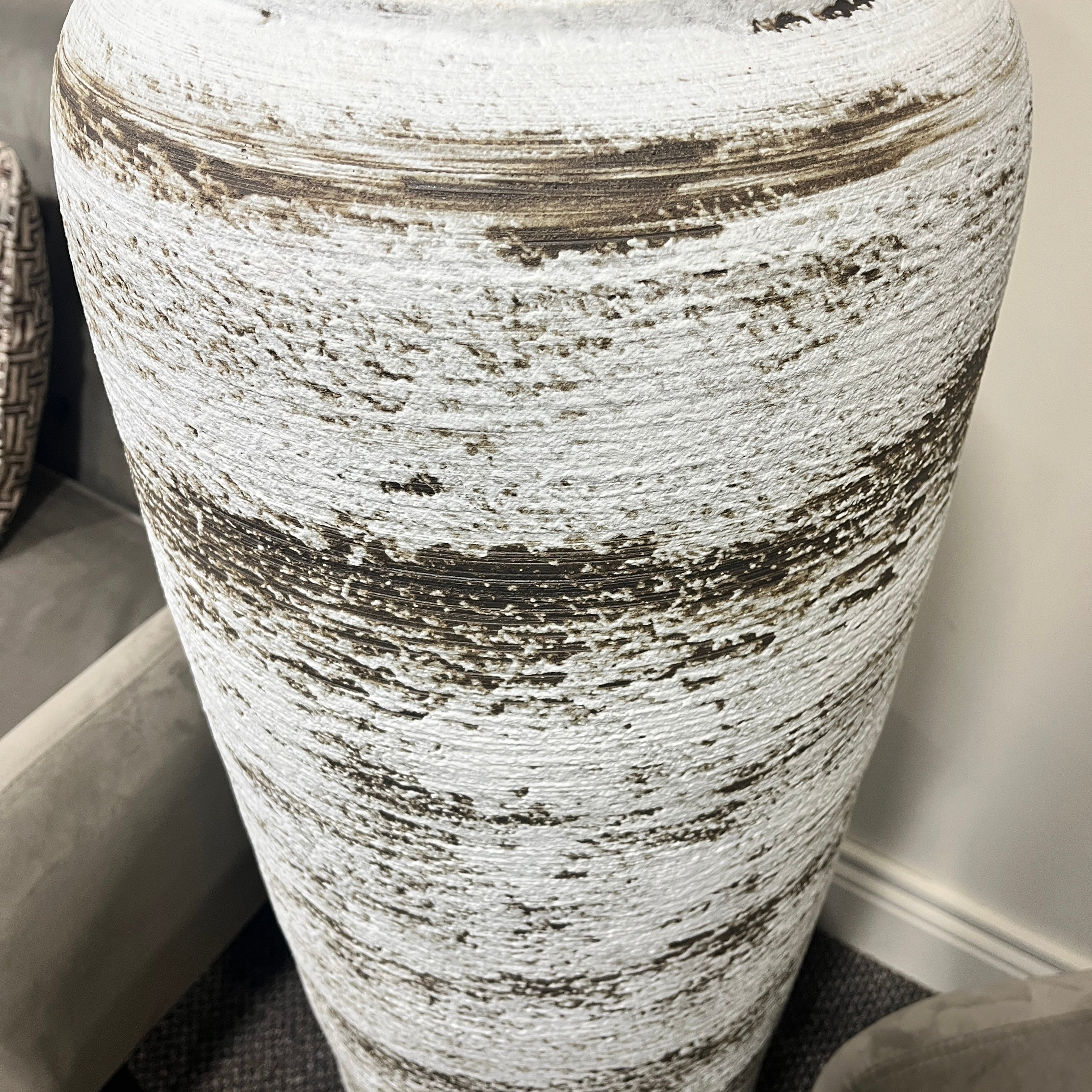 Rustic Tall Ceramic Pot 120cm