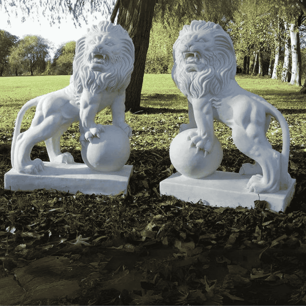 Lion Statues (Set of 2)