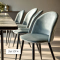 Lotus Dining Chair - Blue Mist  (Set of 4)