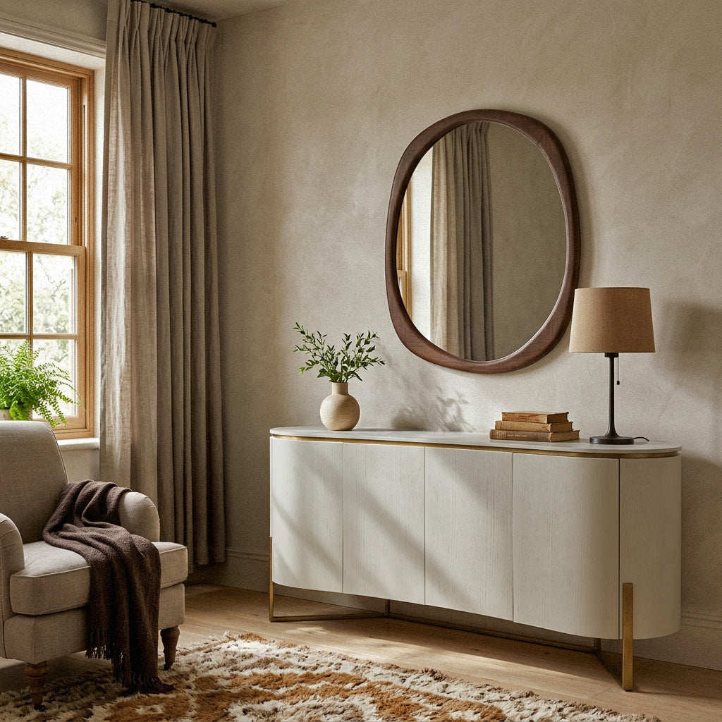 Santiago 4 Door Sideboard - Ivory