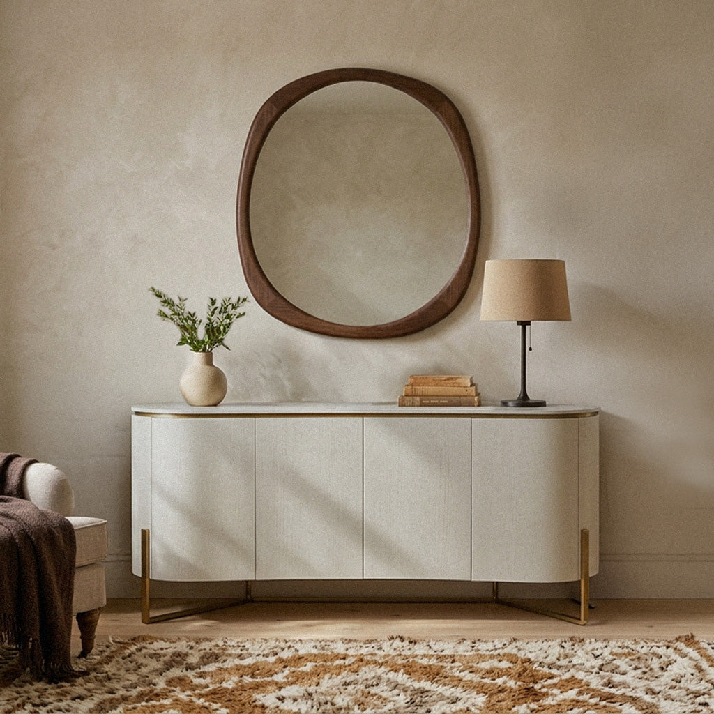 Santiago 4 Door Sideboard - Ivory