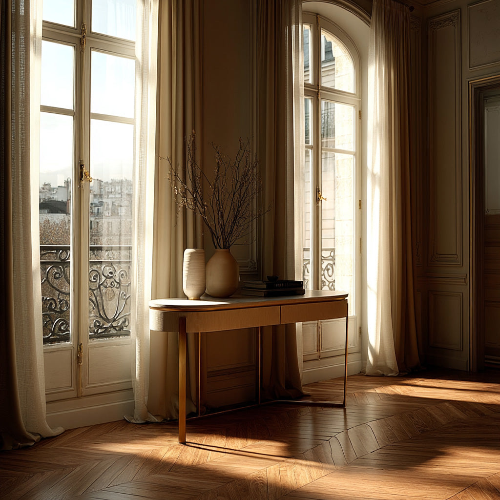 Santiago 1 Drawer Console - Ivory