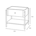 Lima 1 Drawer End Table