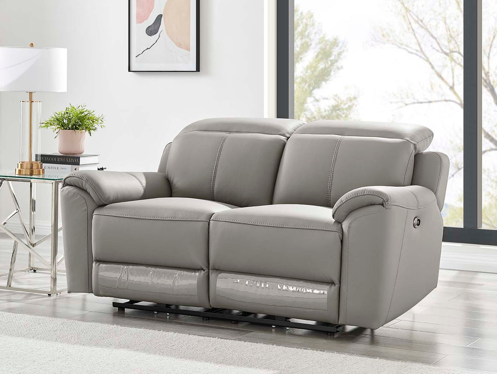 Madrid 2 Seater Electric Recliner - Charcoal