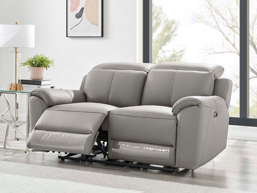 Madrid 2 Seater Electric Recliner - Charcoal