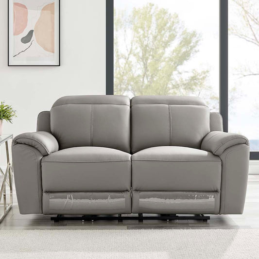 Madrid 2 Seater Electric Recliner - Charcoal