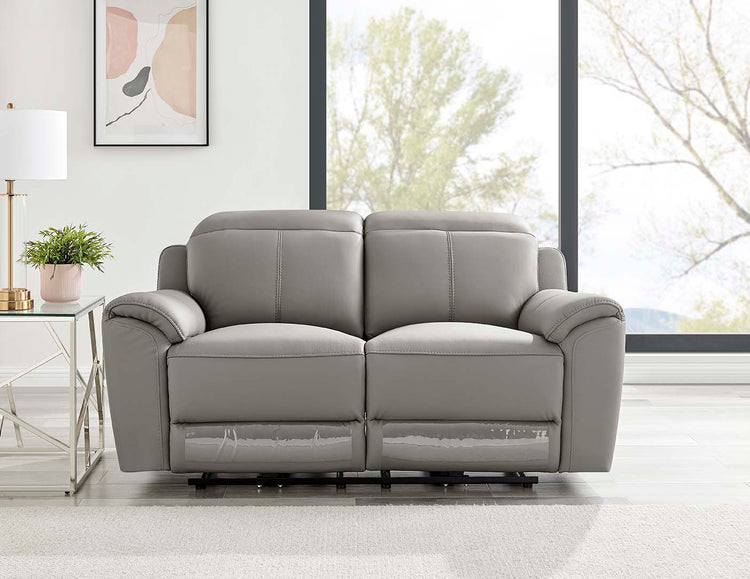Madrid 2 Seater Electric Recliner - Charcoal