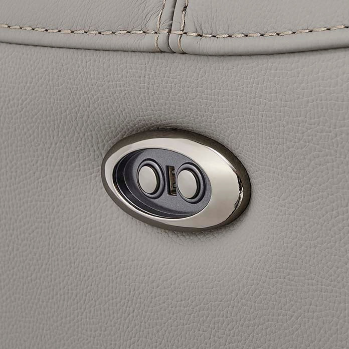 Madrid 2 Seater Electric Recliner - Charcoal