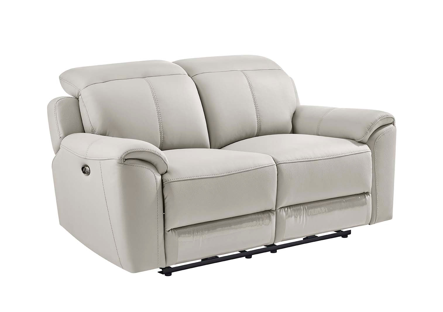 Madrid 2 Seater Electric Recliner - Light Grey