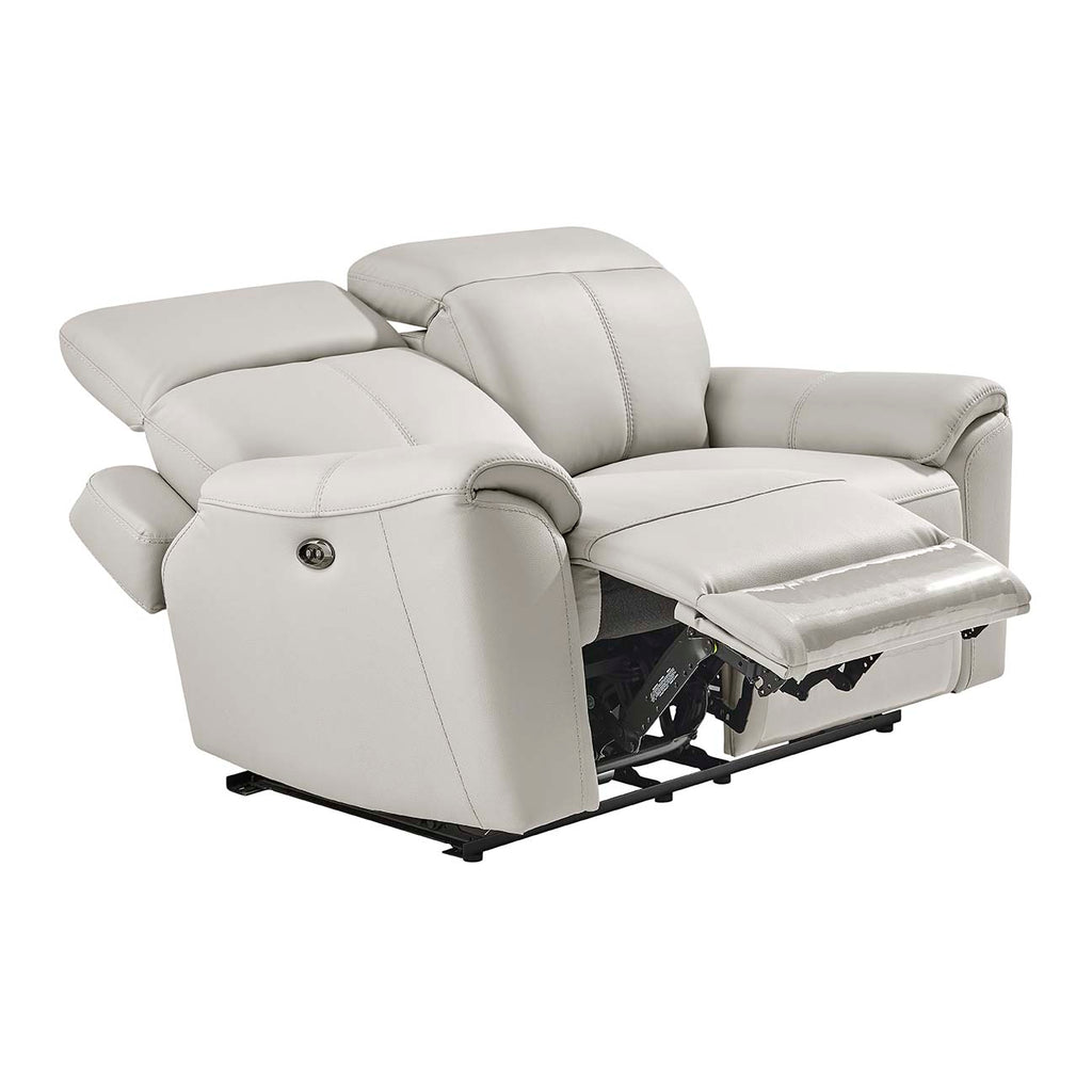 Madrid 2 Seater Electric Recliner - Light Grey
