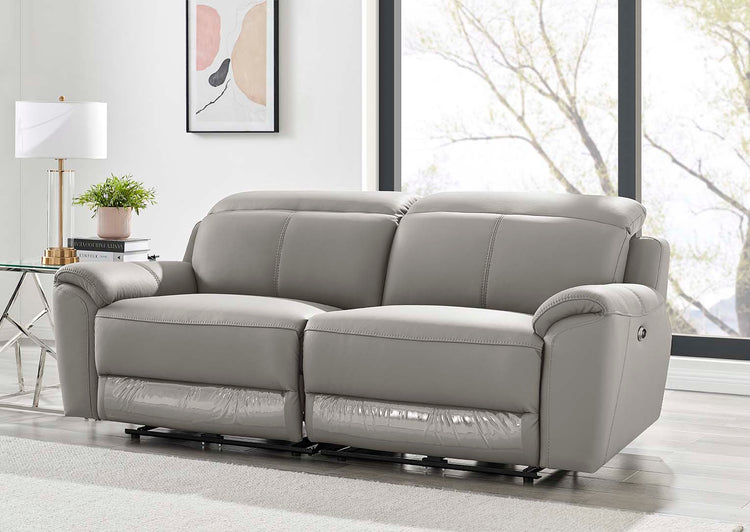 Madrid 3 Seater Electric Recliner - Charcoal