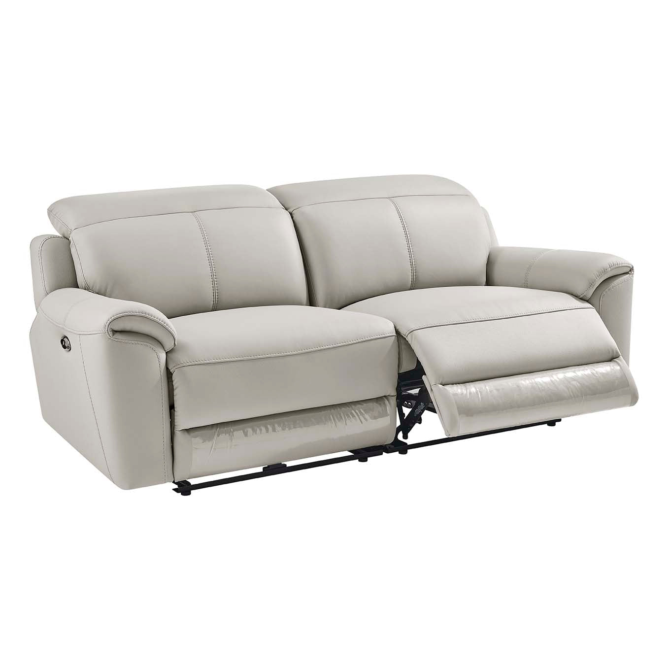 Madrid 3 Seater Electric Recliner - Light Grey