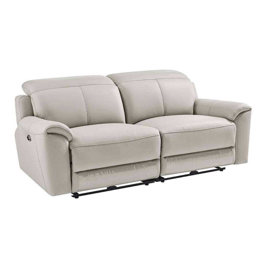 Madrid 3 Seater Electric Recliner - Light Grey