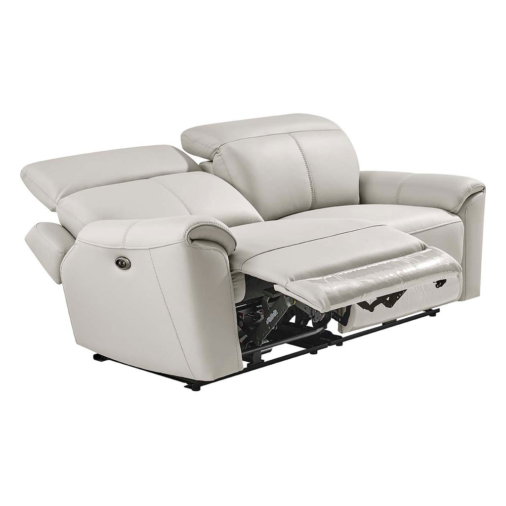 Madrid 3 Seater Electric Recliner - Light Grey