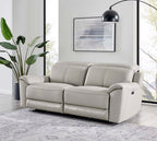 Madrid 3 Seater Electric Recliner - Light Grey