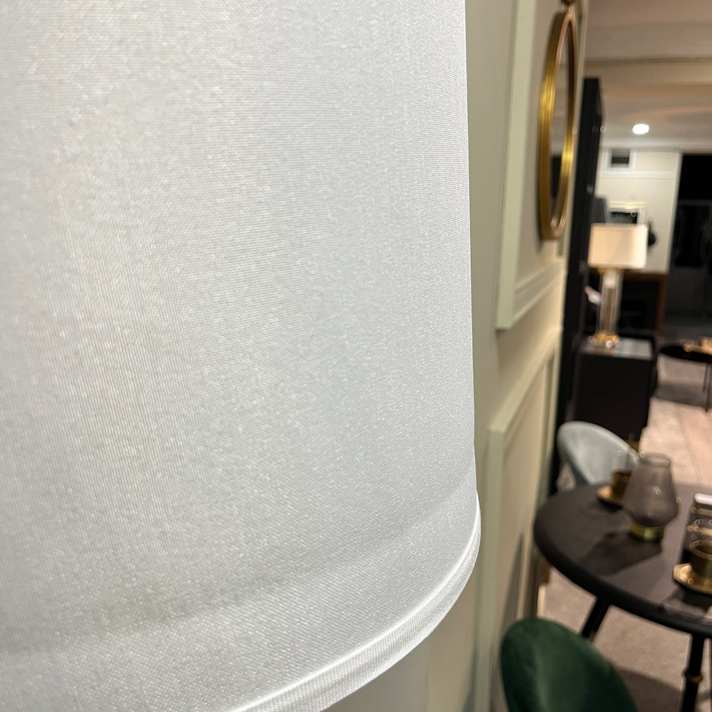 Blue and White Ikat Ceramic Table Lamp