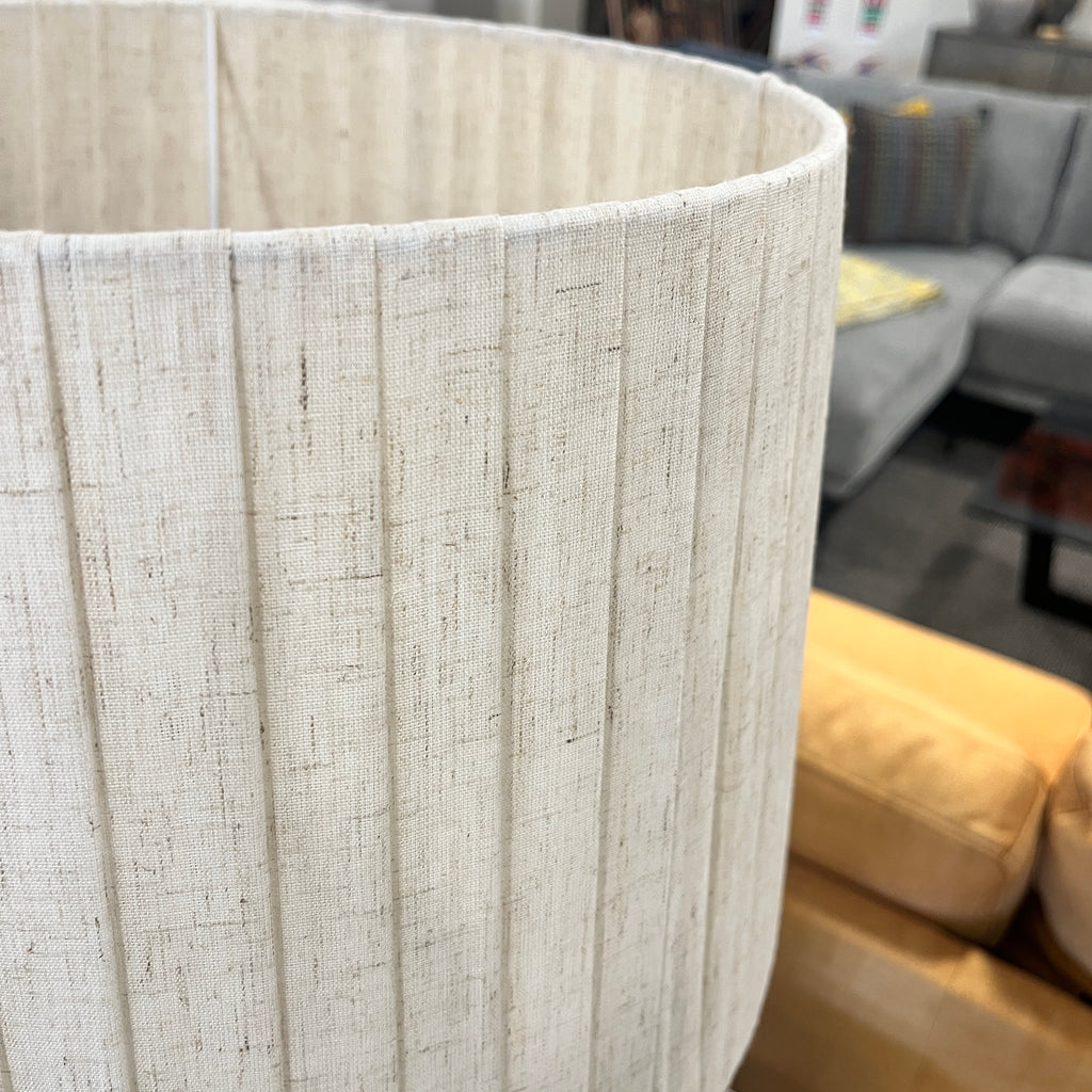 Ceramic Rustic Black and White Table Lamp