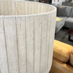 Ceramic Rustic Black and White Table Lamp