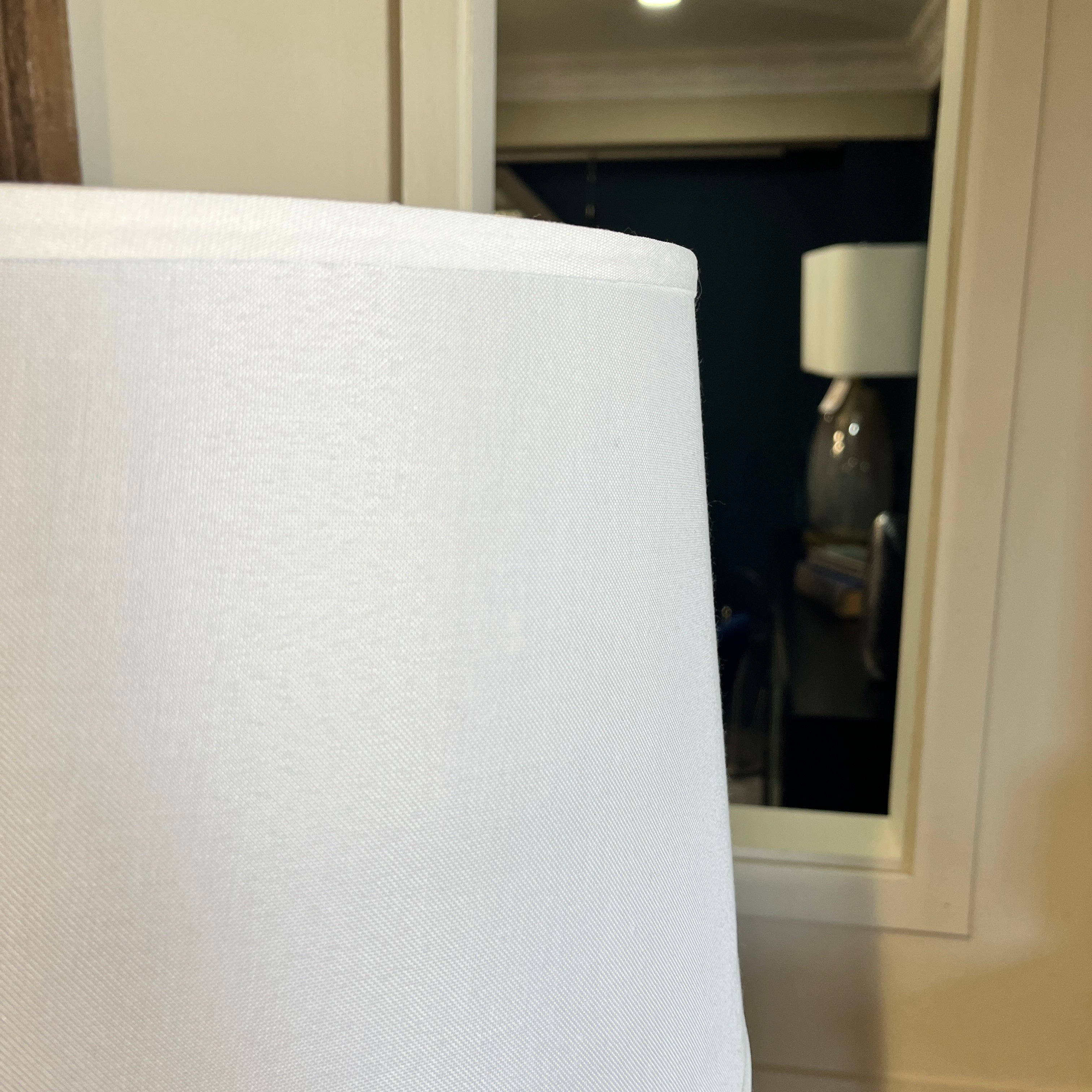 Blue and White Ceramic Jar Lamp