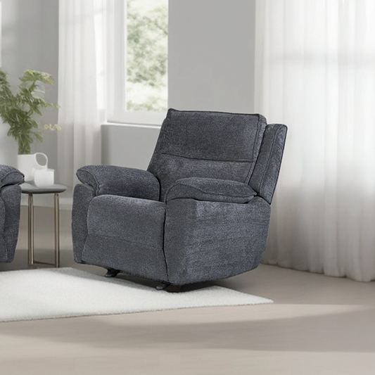 Midtown Recliner Chair in Dark Grey