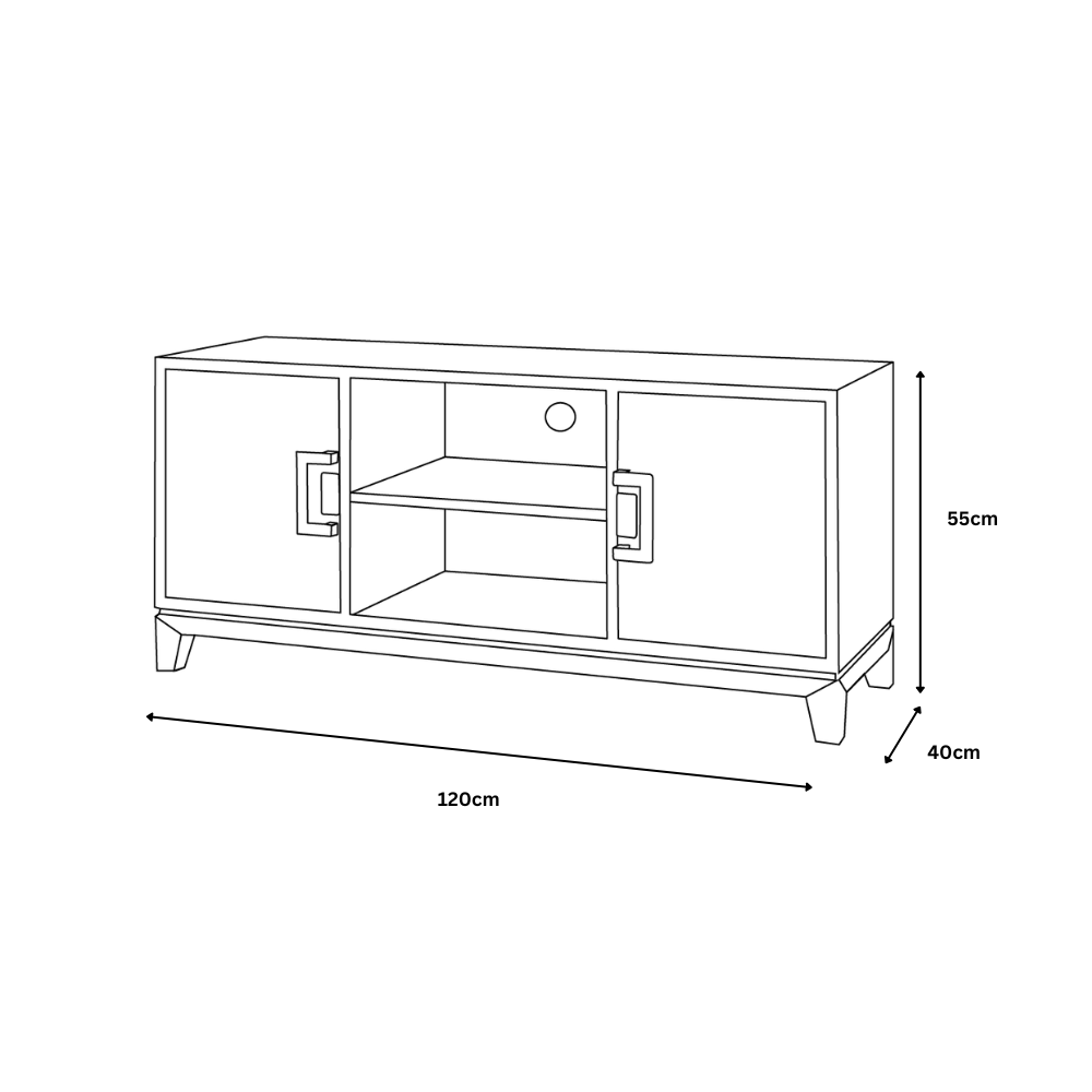 Malta Walnut TV Unit