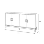 Malta 4 Door Sideboard