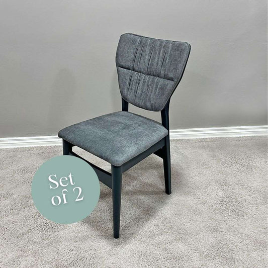 Dinamic Dining Chair - Charcoal Grey  (Set of 2)