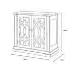 Modena 2 Door Grey Chest
