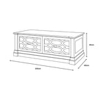 Modena Aged Grey Coffee Table
