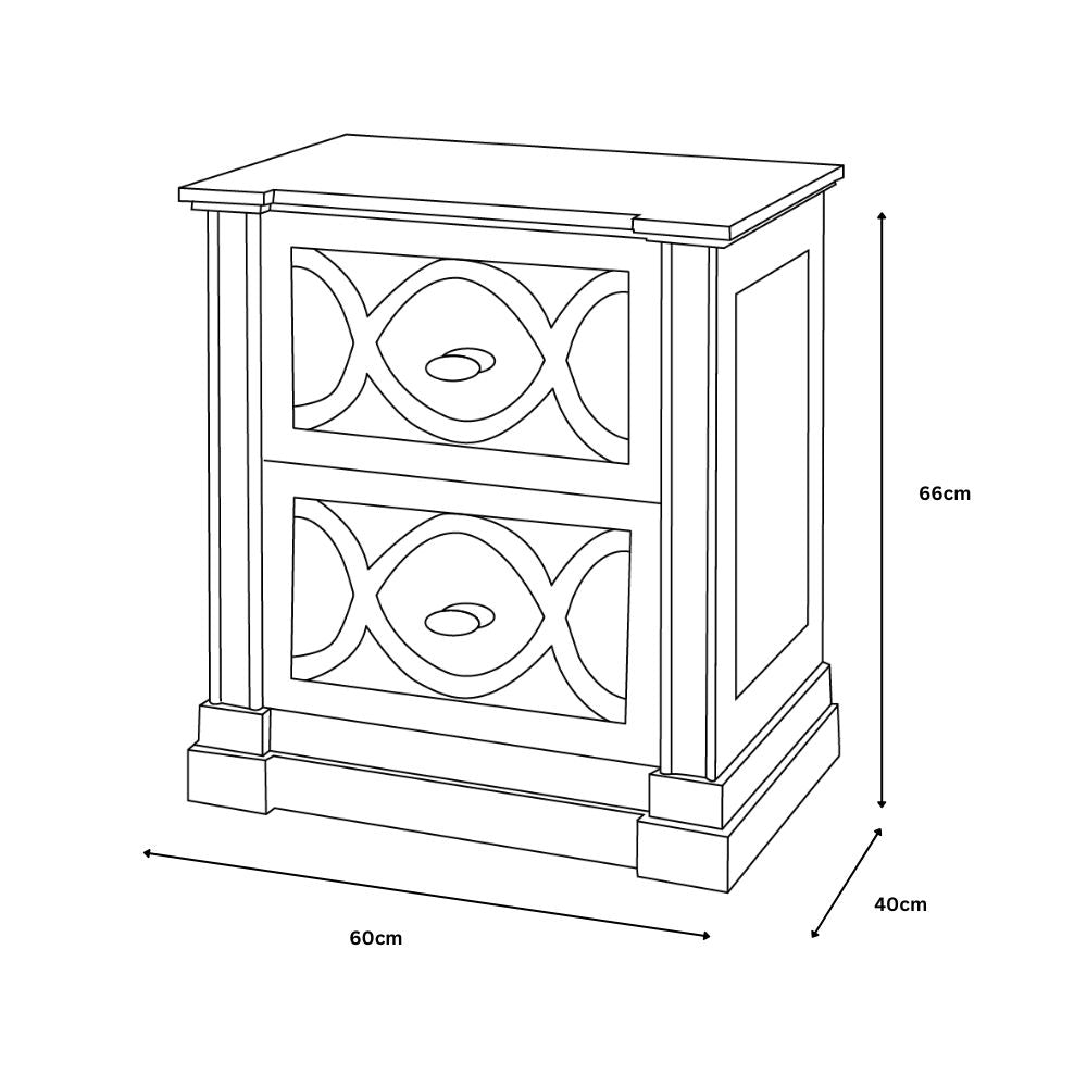 Modena Grey End Table