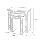 Modena Cream Nest of Tables