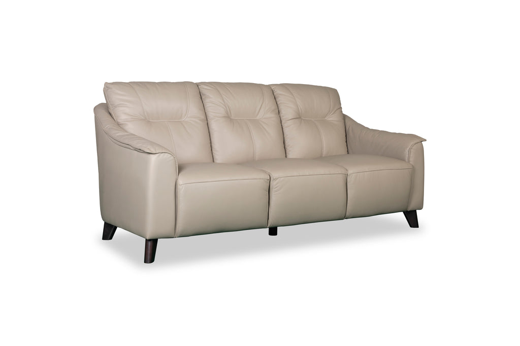 Naples Leather 2+3 Leather Suite - Cream