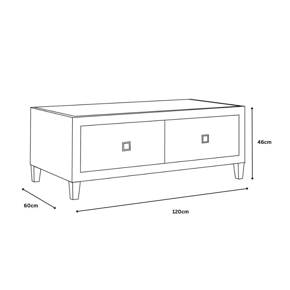 Nova Silver Coffee Table