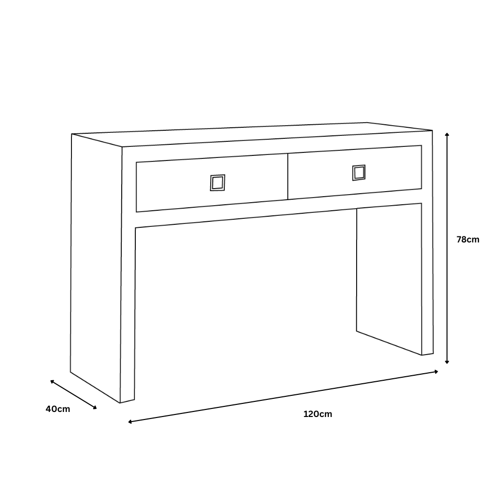 Nova Silver Console Table