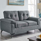 Ottawa Dark Grey 2 Seater Sofa
