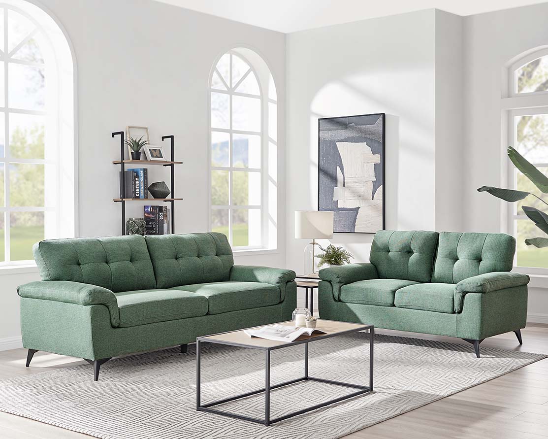 Ottawa Emerald Green 2 Seater Sofa