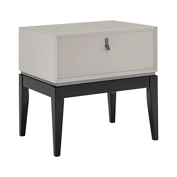 Pasadena Flannel Grey 1 Drawer End Table