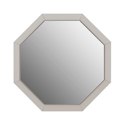 Pasadena Flannel Grey LED Hexagon Mirror