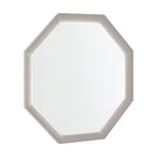Pasadena Flannel Grey LED Hexagon Mirror