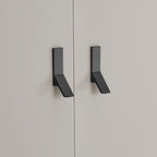 Pasadena Flannel Grey 2 Door Drinks Cabinet