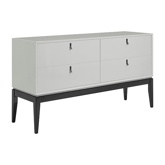 Pasadena Cool Grey Chest of 4 Drawers