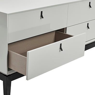 Pasadena Cool Grey Chest of 4 Drawers