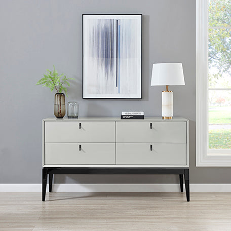 Pasadena Cool Grey Chest of 4 Drawers