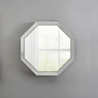 Pasadena Cool Grey LED Hexagon Mirror