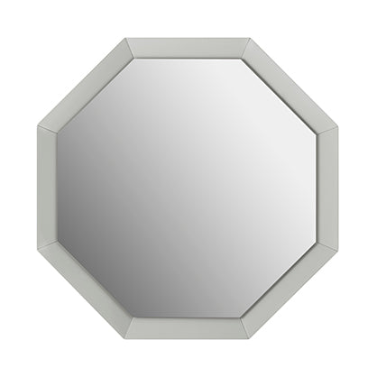 Pasadena Cool Grey LED Hexagon Mirror