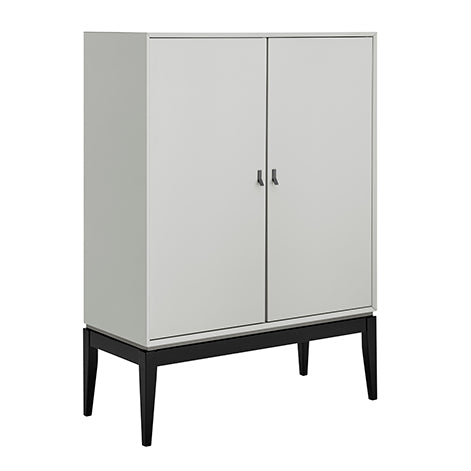 Pasadena Cool Grey 2 Door Drinks Cabinet