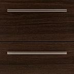 Gianni 2 Drawer End Table in Dark Oak