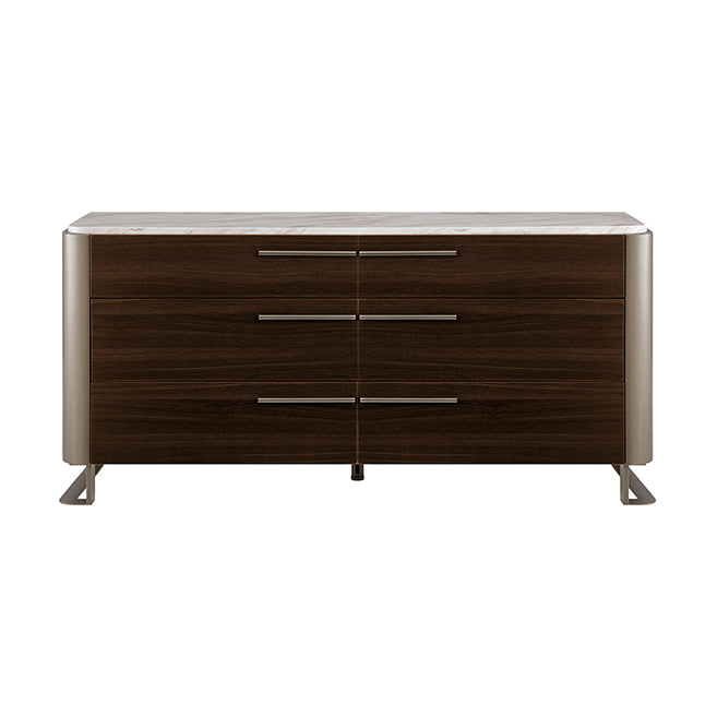 Gianni Chest of 6 Drawers in Dark Oak