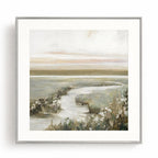 Rivers Dawn Wall Art 80x80cm